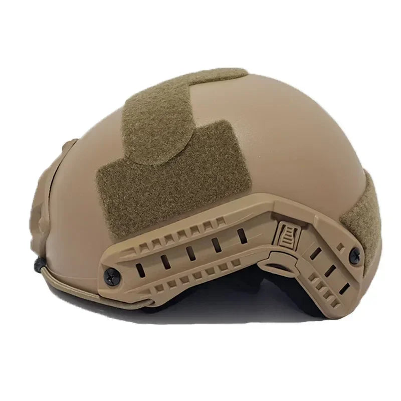 High Quality Anti Impact Fast Helmet Protective Paintball War Game Tactical Helmet Army Air Soft Military CS SWAT Ride Equipment Leedoar