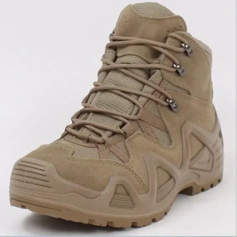 Men Tactical Military Training Desert Boots Male Outdoor Camping Hiking Climbing Trekking Hunting Non-slip Shoes Sports Sneakers Leedoar