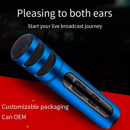 C7 Wireless Kids Karaoke Microphone with Speaker Portable Handheld Music Player for Home Party KTV Mic Show Family Child Gifts Leedoar