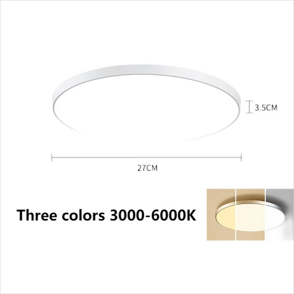 Ceiling Light Ultra-Thin Room Light Bedroom Light Circular Light Dining Room Light Study Light Modern And Simple LED Lighting Leedoar