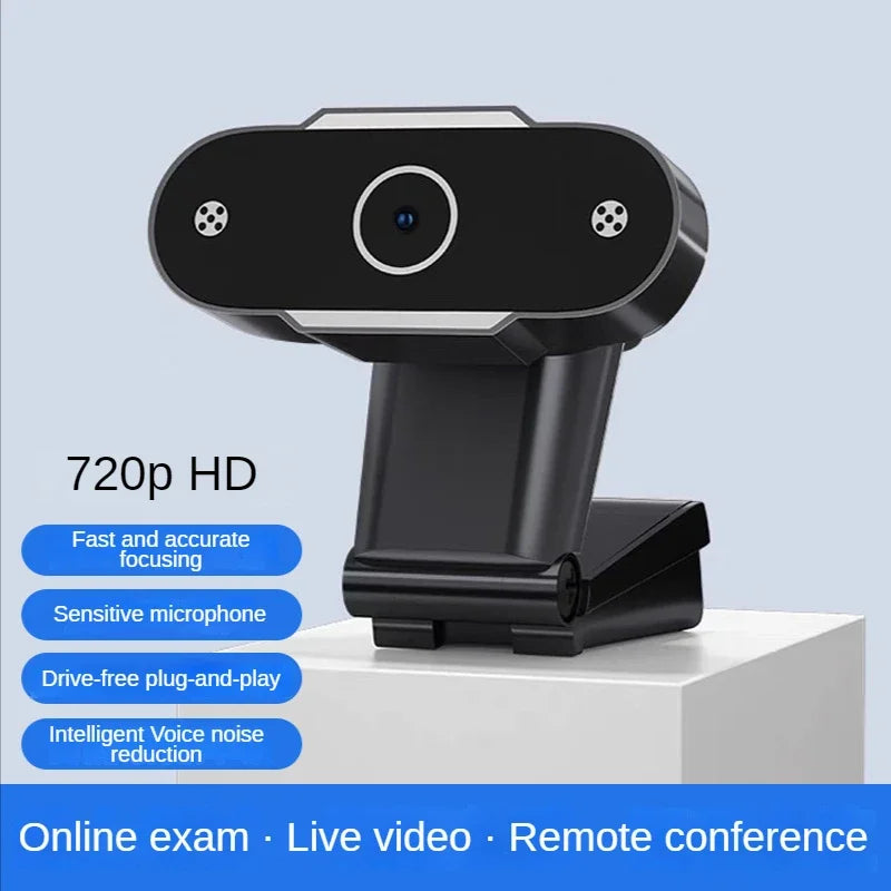 Q20 1080P Full HD Webcam USB Plug 120 Degree Wide Viewing Angle Webcam with Built-in Microphone  For PC Mac Laptop Desktop Leedoar