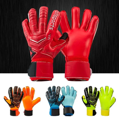 Luva de goleiro de futebol profissional adulto masculina 4 mm látex com proteção de dedo protetor de luva de goleiro de futebol infantil