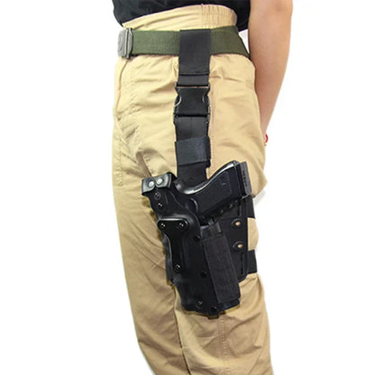 Tactical Gun Holster Leg Platform Pistol case Fits For GLOCK 17 19 Colt 1911 M92 M9 SIG P220 Outdoor Military Thigh Gun Holster Leedoar