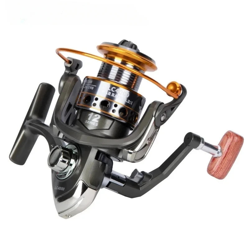 10Kg Max Drag Power Metal Fishing Reel Spool Grip