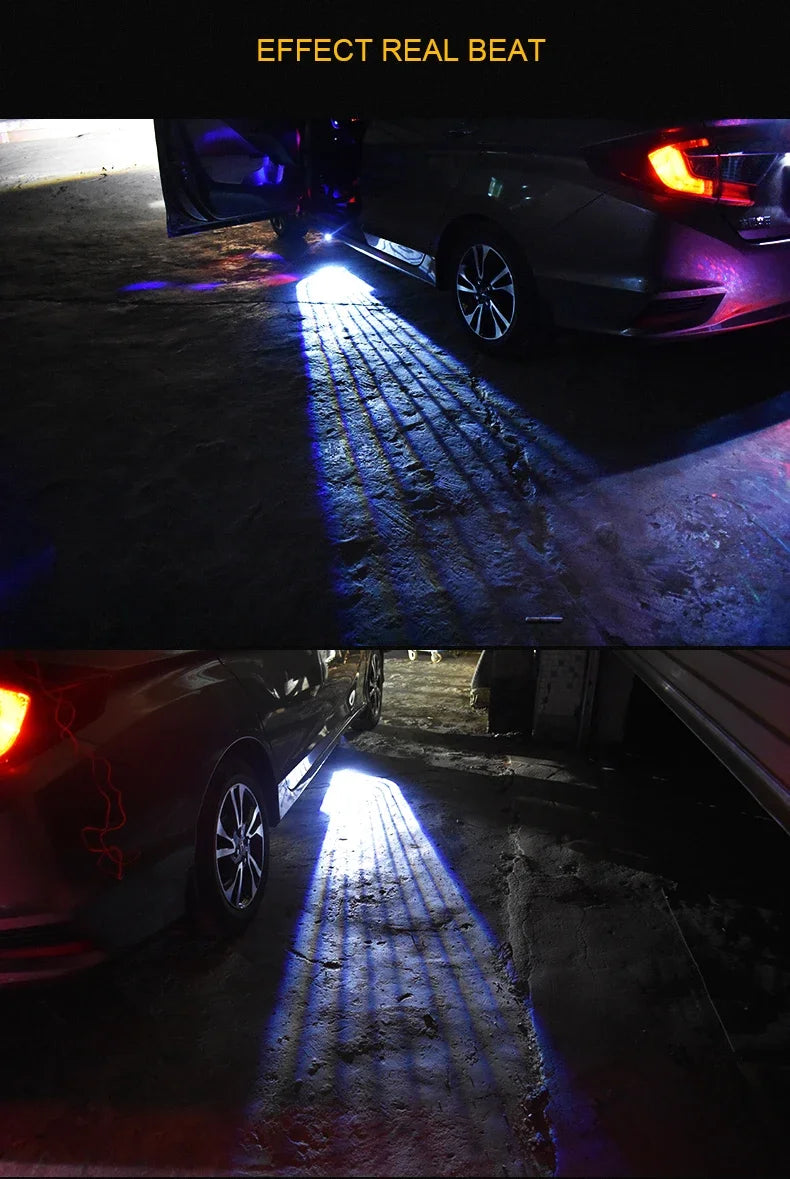 High brightness General Motors LED Chassis Projection Light Welcome Light Angel Wings Body LED Laser Ambient Light Wing Door Leedoar