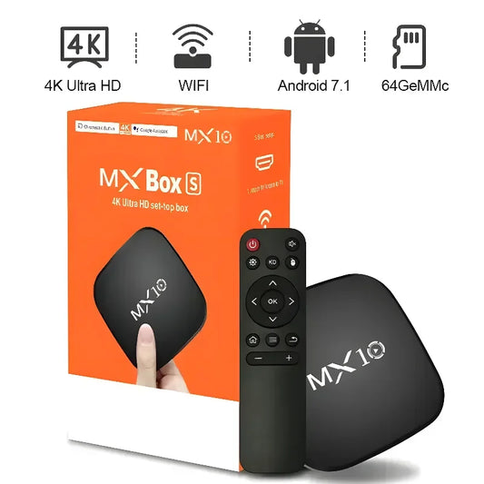 Nuevo decodificador de TV Android 1GB 8GB Mini Mx10 Smart Tvbox 2 4g Wifi RK3228 de cuatro núcleos, decodificador de TV inteligente 4K, banda dual WIFI 