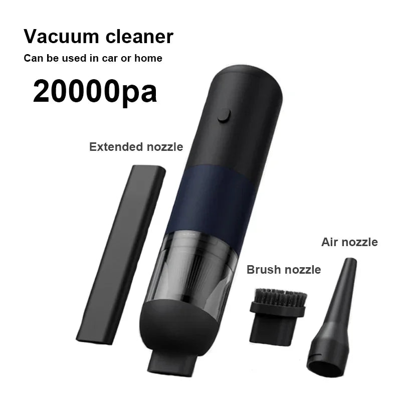 New car vacuum cleaner portable mini handheld vacuum cleaner intelligent household car dual-purpose wireless 20000PA car cleaner Leedoar