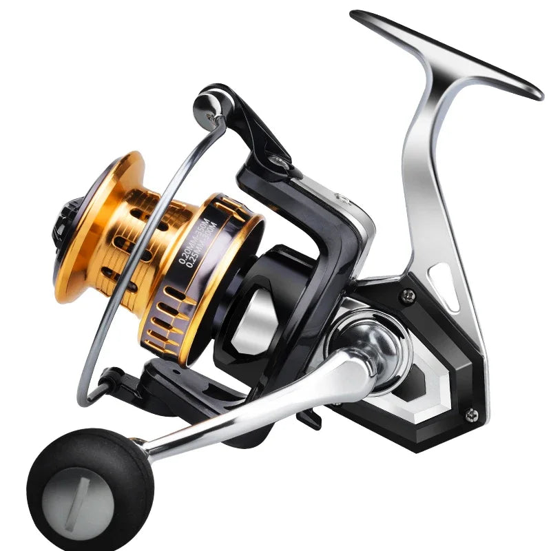 Anti Saltwater FB 2500 To 12000 Size Long Casting 5.1:1 10kg To 15kg Drag Power Metal Spool Spinning Fishing Reel Leedoar