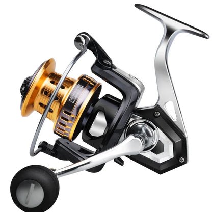 Anti Saltwater FB 2500 To 12000 Size Long Casting 5.1:1 10kg To 15kg Drag Power Metal Spool Spinning Fishing Reel Leedoar