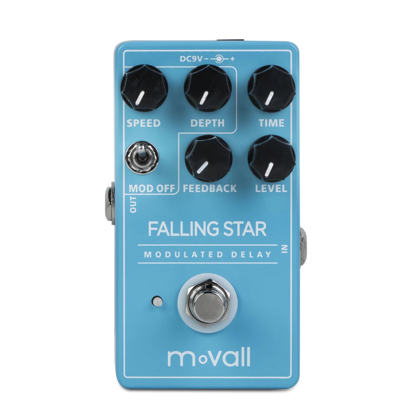 Pedal de efectos de guitarra con retardo modulado Movall MP104 Falling Star 