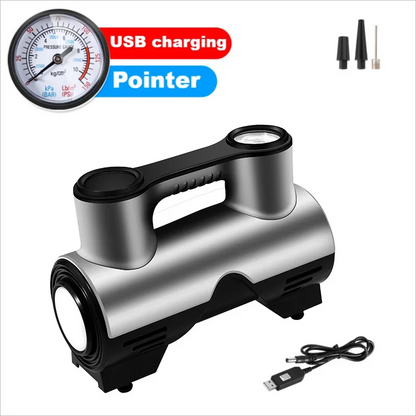 12V air pump for car tires portable air compressor