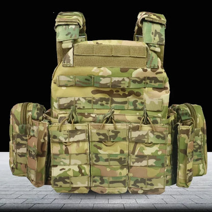 Military Safety Molle Pouches Plate Carrier Vest Hunting Bullet Proof Hilet Tactique Tactical Vests Armor Adjustable Training Leedoar