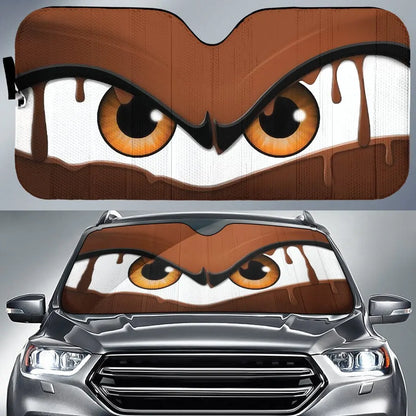 Sunshades Reflector Anti Uv Protector Evil Eyes Custom Car Sunshade Sun Shade Universal Summer 2024hot Sale Leedoar