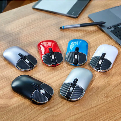 M203 2.4G Dual Model Wireless BT 5.0 Rechargeable Silent Mouse Long Standby Multi Button Mouse For Computer PC Notebook