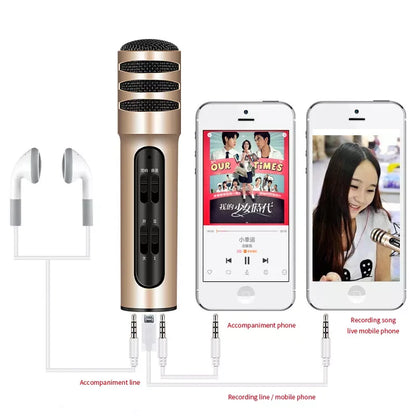 C7 Wireless Kids Karaoke Microphone with Speaker Portable Handheld Music Player for Home Party KTV Mic Show Family Child Gifts Leedoar