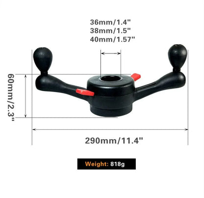 Hight Strength Quick Disassembly of Car Tire Balancer Accessories with Nut Locking Tire Clamp Shaft Tool Diameter 36mm/38mm/40mm Leedoar