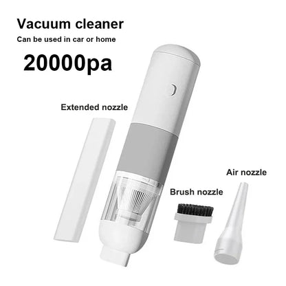 New car vacuum cleaner portable mini handheld vacuum cleaner intelligent household car dual-purpose wireless 20000PA car cleaner Leedoar