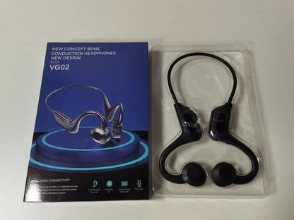 Bone Conduction Audifonos VG02 Sports Headphone  Wireless Earphone Tws True 5.1 Blue-tooth Earbuds Stereo Waterproof Headset Leedoar