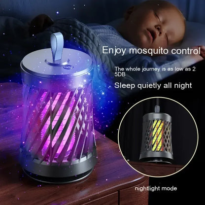 Mini Led Night Light Silent Household Physical Insect Mosquito Killer Night USB Rechargeable Mosquito Killer Lamp Leedoar