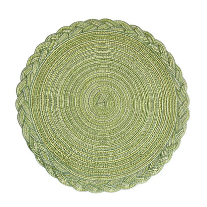 Place Mat Table Placemats For Table Mat Ramie Insulation Pad Placemats Linen Non Slip Table Mats Home Decoration Pad Coaster Leedoar