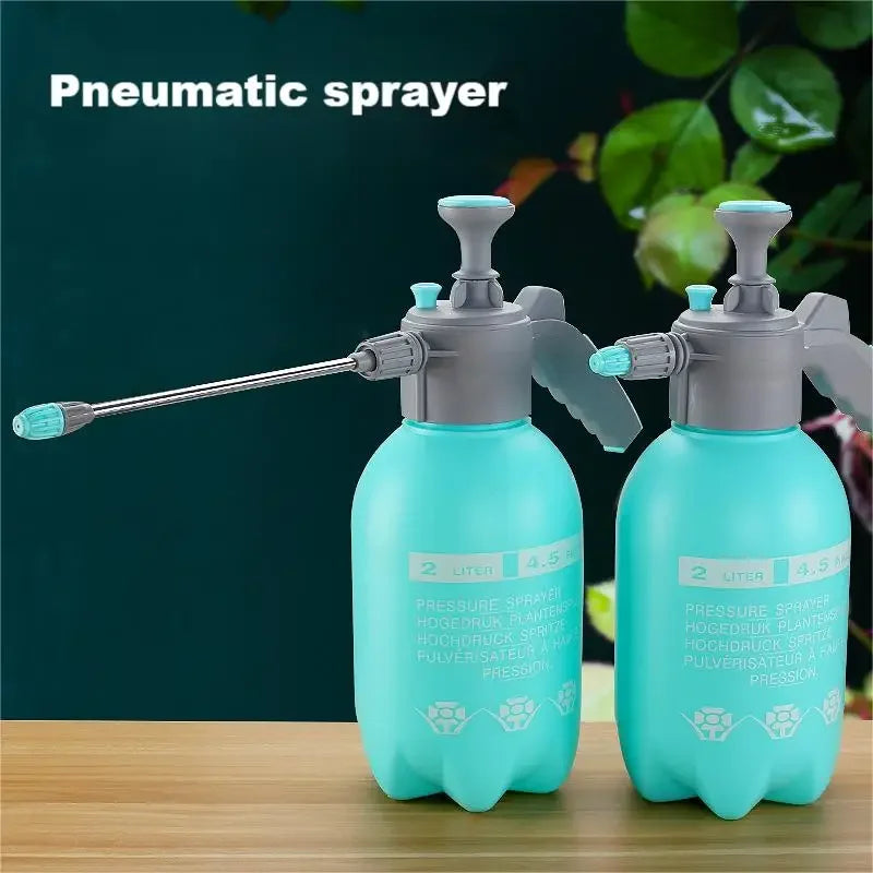 2L Long nozzle Sprayer Portable Pressure Garden Spray Bottle Kettle Plant Flowers Watering Can Pressurized Sprayer Gardening Leedoar