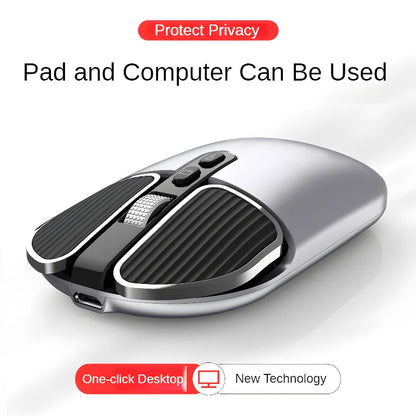 M203 2.4G Dual Model Wireless BT 5.0 Rechargeable Silent Mouse Long Standby Multi Button Mouse For Computer PC Notebook