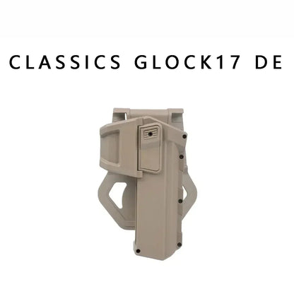 Tactical Glock 17 18 19 Movable Pistol Holster IR Laser Flashlight Mounted Airsoft Colt M1911 P320 Lock Gun Weapon Light X300 Leedoar