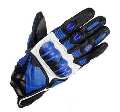 1 par de guantes de moto de dedo completo, resistentes al viento, con pantalla táctil, equipo de moto para motociclistas de cross country