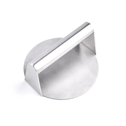 430 Stainless Steel Hamburger Meat Press Circular Square Hamburger Meat Press Kitchen Tool Meat Press Plate Leedoar