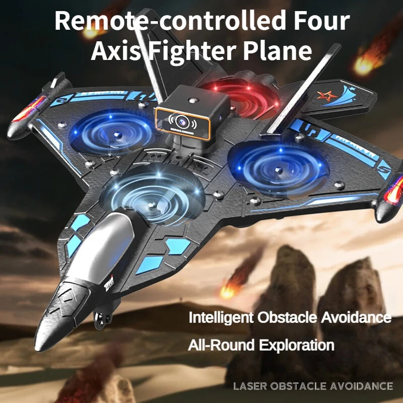 D20 2.4G Rc Airplane Height Fixing Foam Fighter UAV Stabilize Anti-Fall Avion With Obstacle Avoidance Four Axis Aircraft Leedoar