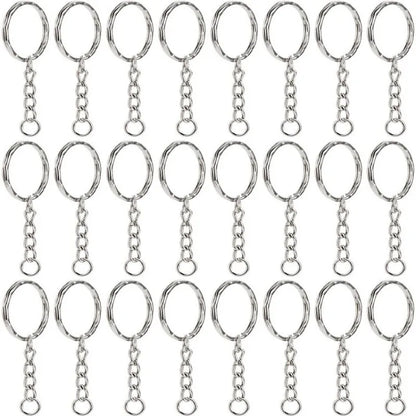 25mm*50pcs Flat Ring, Metal Circular Buckle, round Ring, Smooth Dog Buckle, Embossed Circular Ring, Hanging Buckle, Hook Buck Leedoar