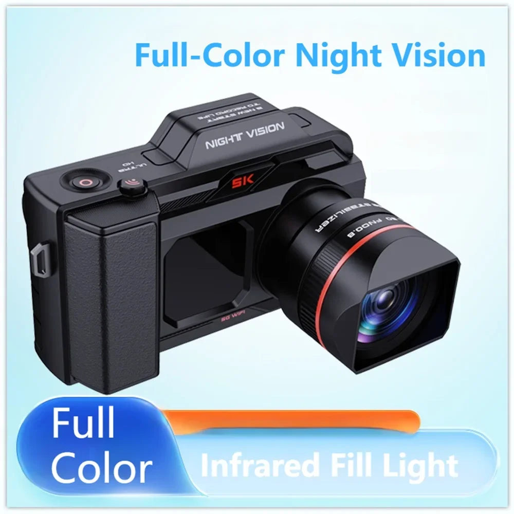 5K HD WIFI Full Color Digital SLR Camera