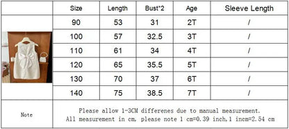 2024 Summer Korean Style Sleeveless Dress Girls Baby Bow Love Dress Fashion Clothes Kids Toddler Princess Dress Leedoar