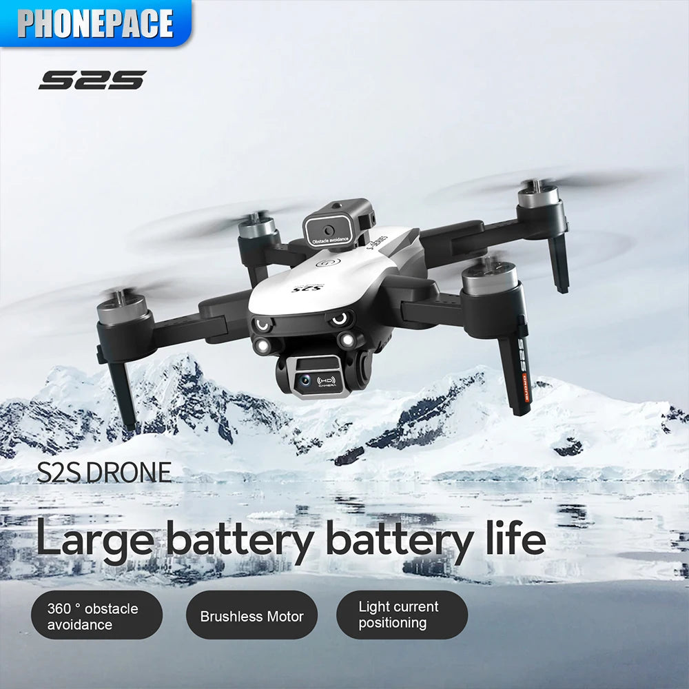 S2S 6K Drone 5G GPS Profesional HD Aerial Photography Dual-Camera Omnidirectional Obstacle Brushless Avoidance Quadrotor Leedoar