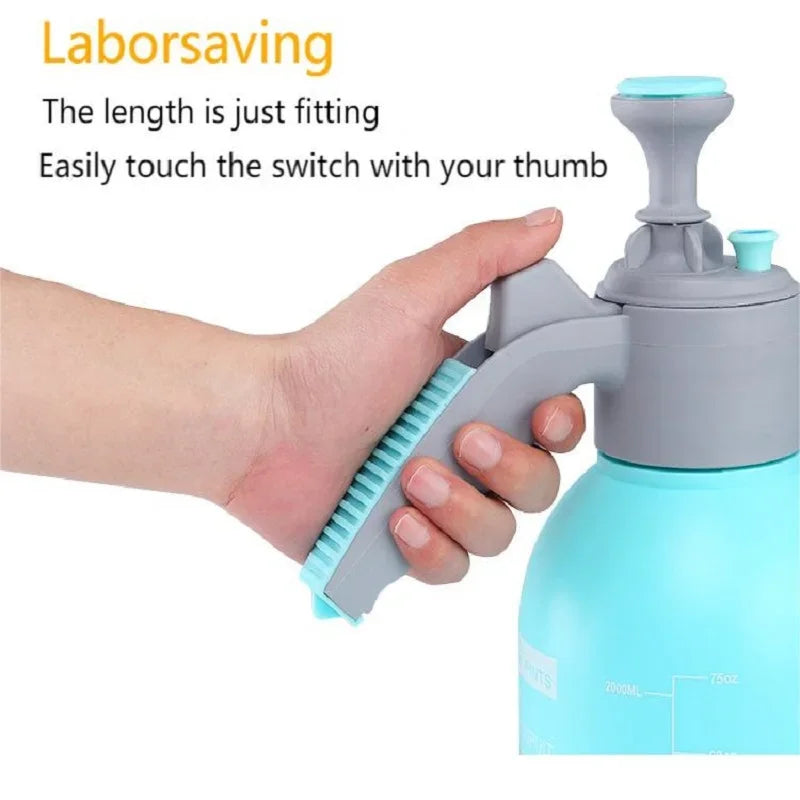 2L Long nozzle Sprayer Portable Pressure Garden Spray Bottle Kettle Plant Flowers Watering Can Pressurized Sprayer Gardening Leedoar