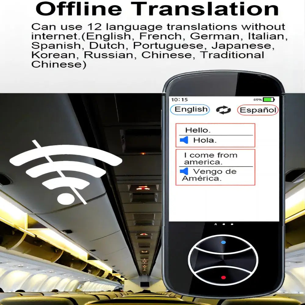 137 Multi-language Two-way Translation Machine V10 Of Voice & Photo 3.0"IPS Touch Screen Support WIFI Online/Offline Translation Leedoar