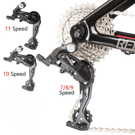 Desviador Traseiro de Bicicleta MTB 7/8/9 10 11 Engrenagem de Mudança de Velocidade para Mountain Bike Transmissão Traseira Dispositivo de Mudança de Engrenagem Mecânica 