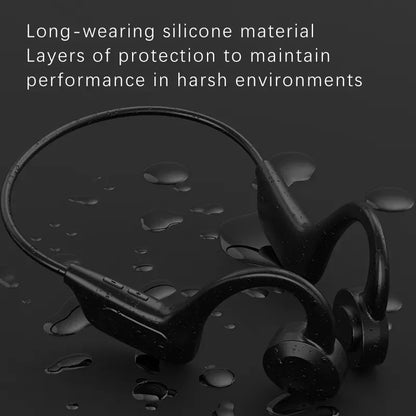 Bone Conduction Audifonos VG02 Sports Headphone  Wireless Earphone Tws True 5.1 Blue-tooth Earbuds Stereo Waterproof Headset Leedoar