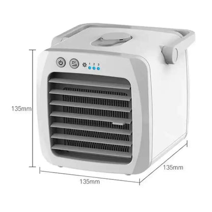 Condicionador portátil para uso doméstico Mini refrigerador de ar Ar condicionado portátil para escritório Ventilador de resfriamento de ar de 3 velocidades Umidificador 