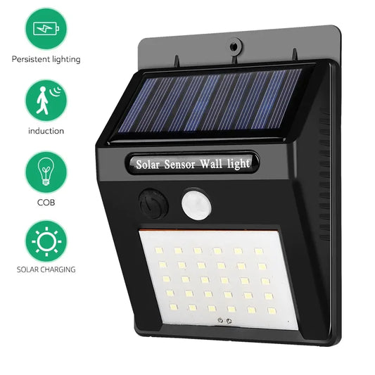 20 LED PIR Sem Fio Exterior Solar À Prova D'Água Segurança Jardim Ao Ar Livre Luzes de Parede Lâmpada Sensor de Movimento Ao Ar Livre Luz 