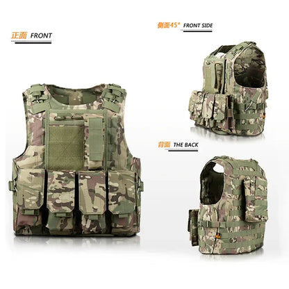 Tactical Vest Combat Training Assault Plate Carrier Outdoor Hunting Airsoft CS Hunting Sport Protection Vests Leedoar