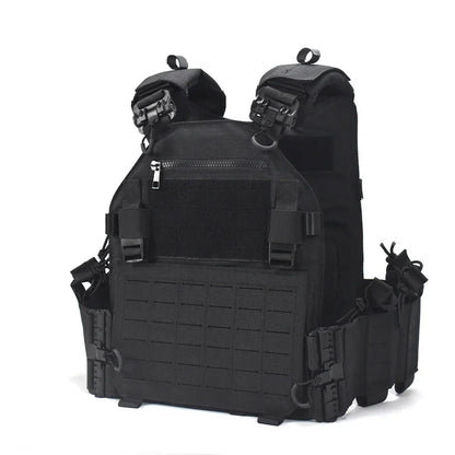 Quick Release Tactical Vest Hunting Men Plate Carrier Chest Rig Military Combat Armor Vests Outdoor CS Training Airsoft Vest Leedoar