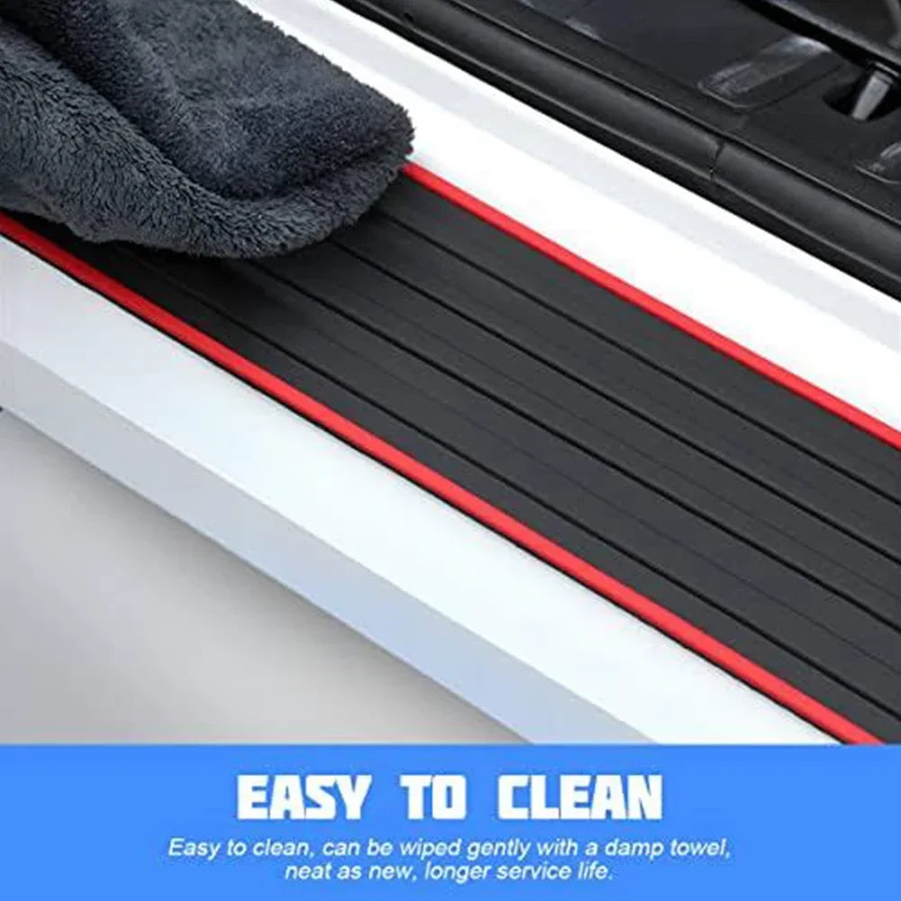 Car trunk Protective Strip Threshold Protection Sticker Rear Trunk Scratch and Collision Prevention Strip Rear Guard Board Tool Leedoar