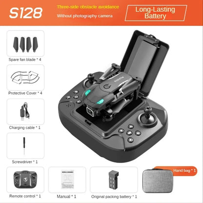 S128 Professional Long Distance Mini Drones Quadcopter RC FPV 4K Aerial Photography Aircraft With HD Camera And GPS Positioning Leedoar