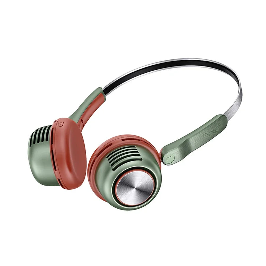 2024 New Super Cool Wearable Air Conditioner 720° Rotatable Hanging Neck Fan Portable Air Cooler Bladeless Neck Fan with 5 Gears Leedoar