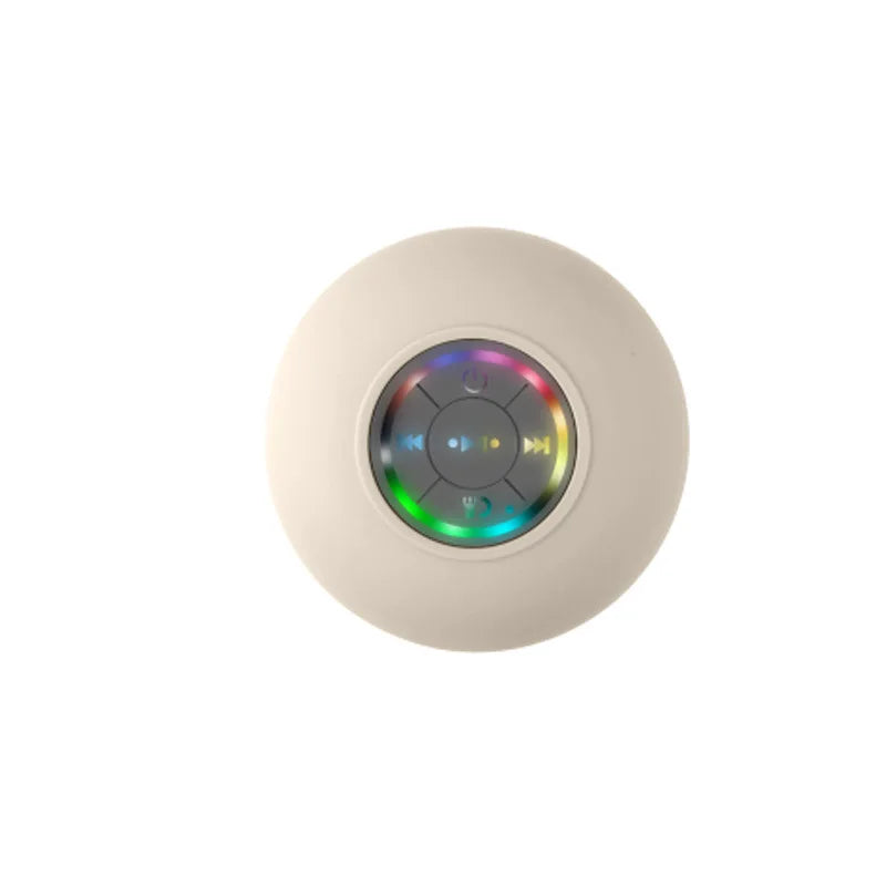 Mini alto-falante Bluetooth à prova d'água para banheiro, áudio sem fio, alto-falantes de chuveiro, luz RGB para telefone, barra de som, alto-falante para carro, mãos livres 