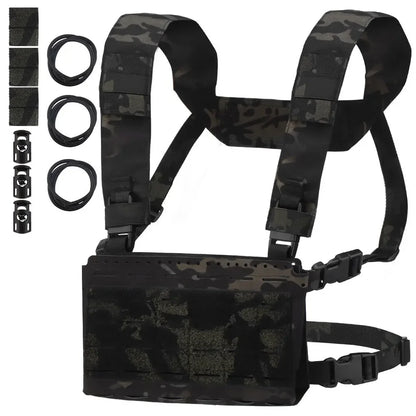 MOLLE MK5 Chest Rig SS MKV  Micro Fight Chassis Placard Hook Loop Airsoft Magazine Pouch Tactical Plate Carrier Vest Equipment Leedoar