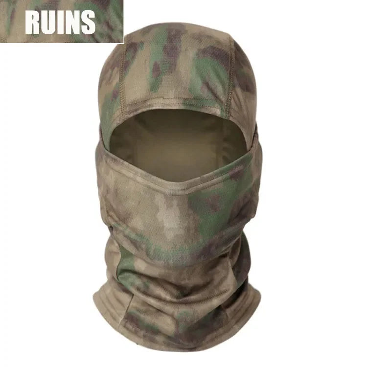 Multicam Tactical Balaclava Military Full Face Mask Shield Cover Cycling Army Airsoft Hunting Hat Camouflage Balaclava Scarf Leedoar