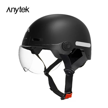 Smart Cycling Helmet with Integrated Camera and Safety Lights