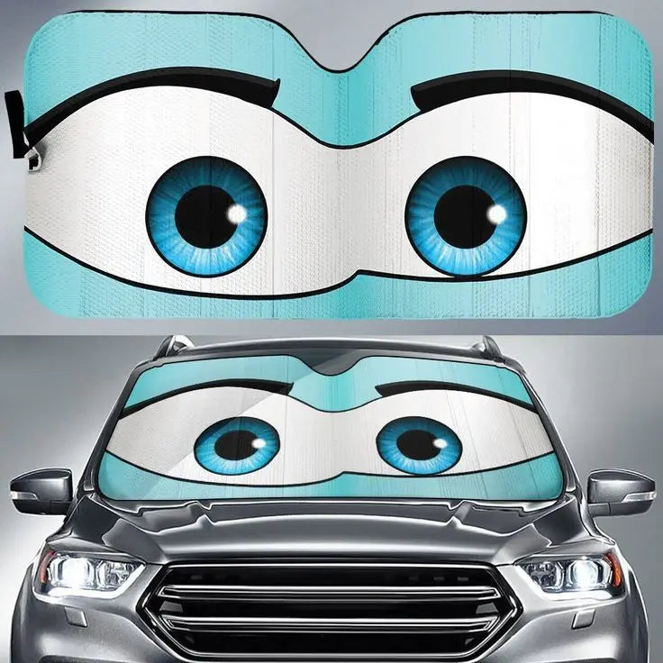 Sunshades Reflector Anti Uv Protector Evil Eyes Custom Car Sunshade Sun Shade Universal Summer 2024hot Sale Leedoar